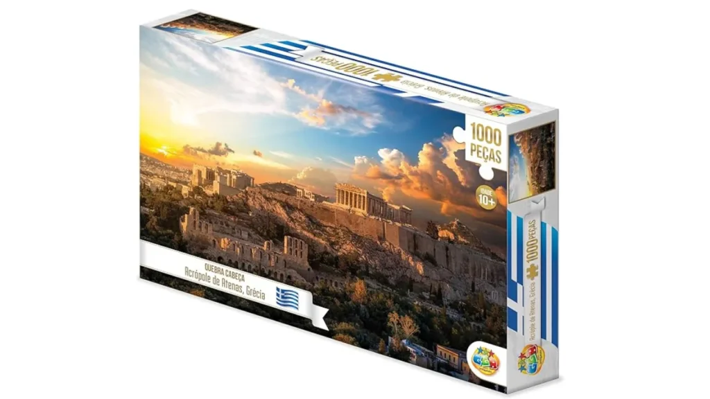 Quebra Cabeça 1000 Peças Acrópole de Atenas, Grécia