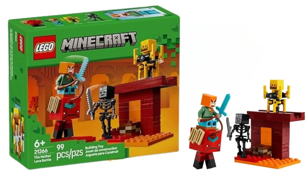 LEGO Minecraft A Batalha de Lava no Nether